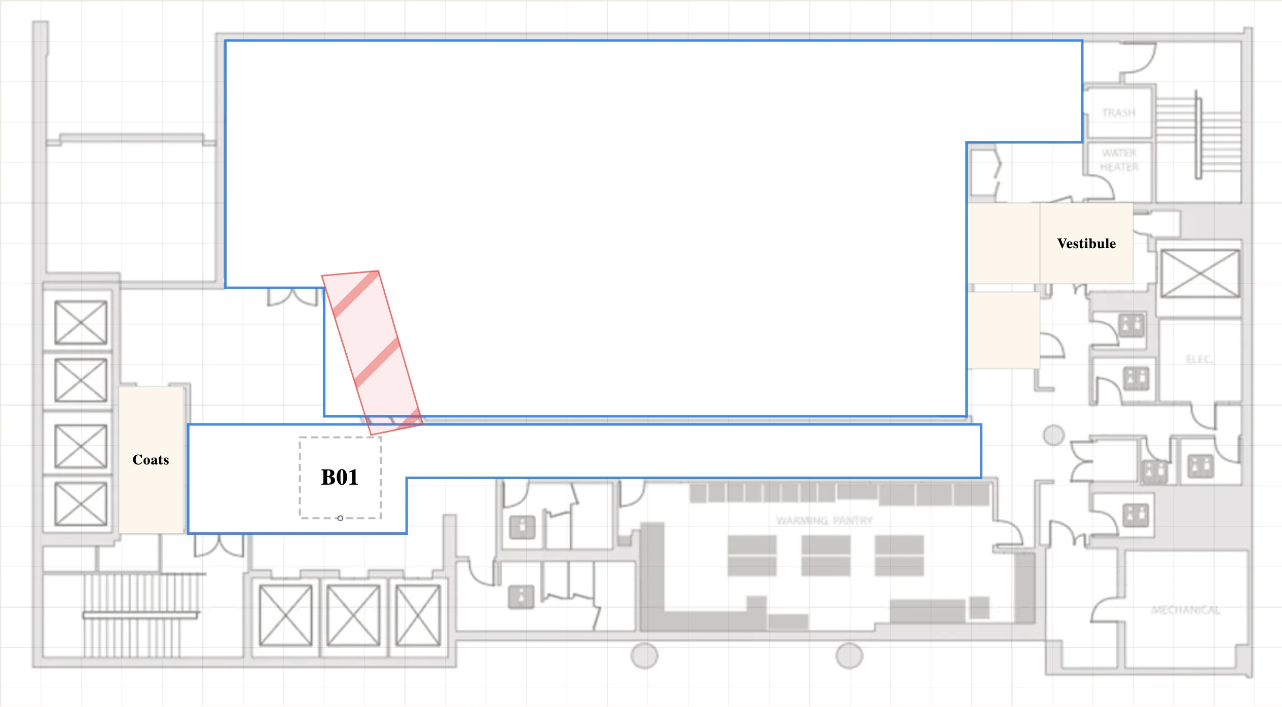 Floor plan of Civic Hall — 2nd Floor
